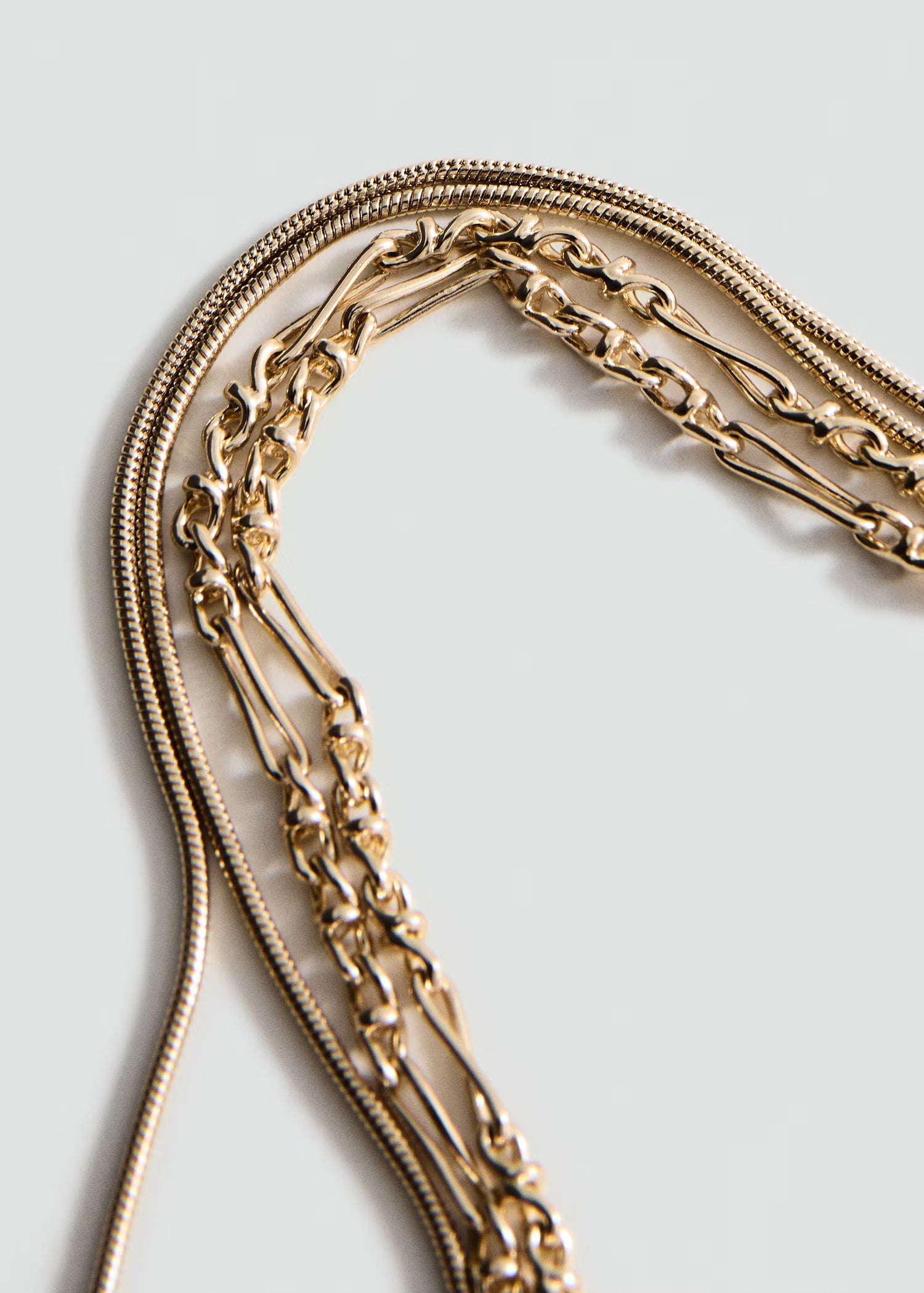 Mixed  Double necklace