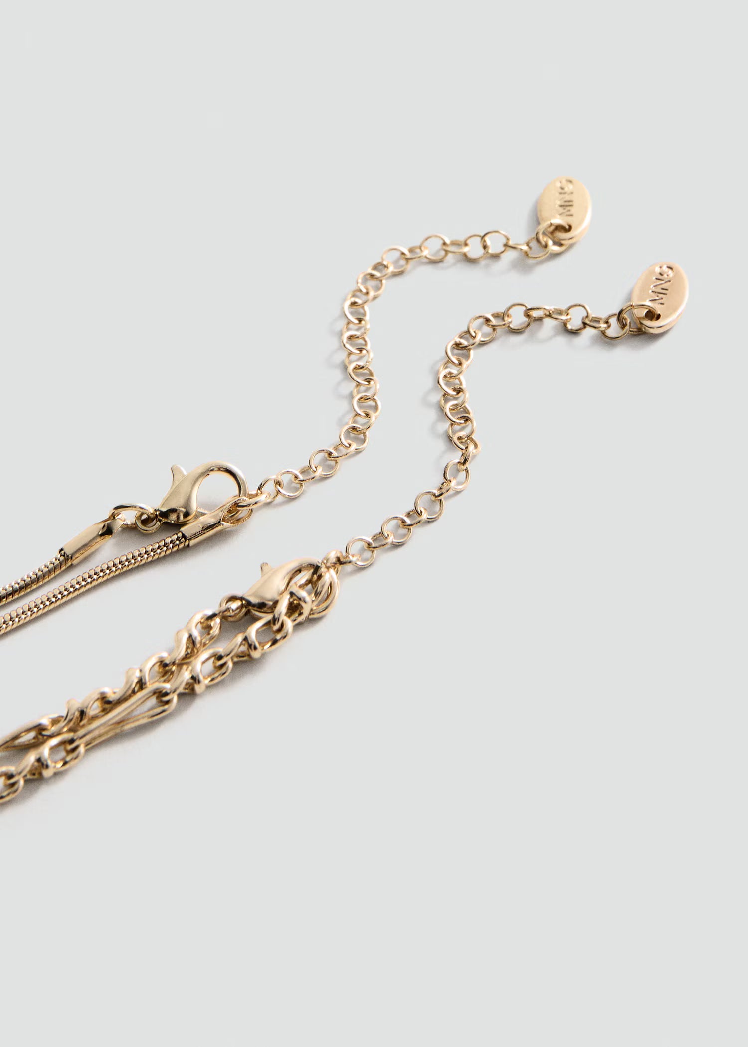 Mixed  Double necklace