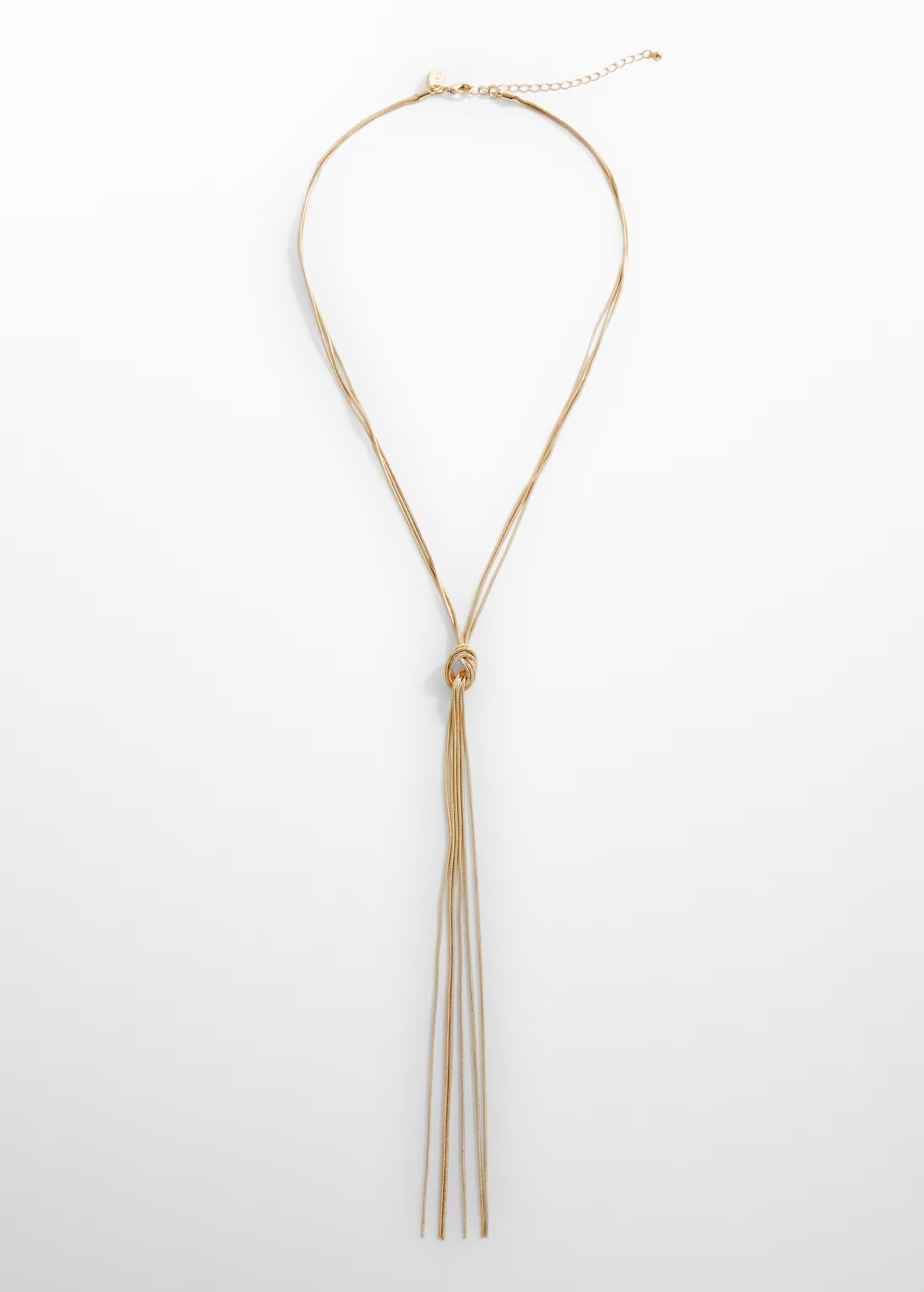 Chain necklace with knot detail